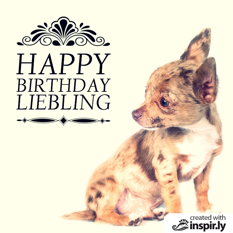 Happy Birthday Liebling-235292
